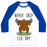 Virgin Teez  Baseball Tee Unisex Classic Baseball Tee / x-small / White/Blue NEVER SKIP LEG DAY UNISEX CLASSIC BASEBALL TEE