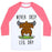 Virgin Teez  Baseball Tee Unisex Classic Baseball Tee / x-small / White/Neon Pink NEVER SKIP LEG DAY UNISEX CLASSIC BASEBALL TEE