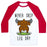 Virgin Teez  Baseball Tee Unisex Classic Baseball Tee / x-small / White/Red NEVER SKIP LEG DAY UNISEX CLASSIC BASEBALL TEE