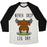 Virgin Teez  Baseball Tee Unisex Tri-Blend Baseball Tee / small / Oatmeal / Black NEVER SKIP LEG DAY UNISEX TRI-BLEND BASEBALL TEE