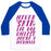 Virgin Teez  Baseball Tee Unisex Classic Baseball Tee / x-small / White/Blue NEVER SKIP LEG DAY UNLESS YOU'RE A MERMAID UNISEX CLASSIC BASEBALL TEE