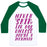 Virgin Teez  Baseball Tee Unisex Classic Baseball Tee / x-small / White/Dark Green NEVER SKIP LEG DAY UNLESS YOU'RE A MERMAID UNISEX CLASSIC BASEBALL TEE