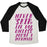 Virgin Teez  Baseball Tee Unisex Tri-Blend Baseball Tee / small / Oatmeal / Black NEVER SKIP LEG DAY UNLESS YOU'RE A MERMAID UNISEX TRI-BLEND BASEBALL TEE