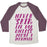 Virgin Teez  Baseball Tee Unisex Tri-Blend Baseball Tee / small / Oatmeal / Maroon NEVER SKIP LEG DAY UNLESS YOU'RE A MERMAID UNISEX TRI-BLEND BASEBALL TEE