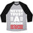 Virgin Teez  Baseball Tee Unisex Tri-Blend Baseball Tee / small / Athletic Gray / Black NEVER TRUST A JOGGER UNISEX TRI-BLEND BASEBALL TEE