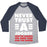 Virgin Teez  Baseball Tee Unisex Tri-Blend Baseball Tee / small / Athletic Gray / Navy NEVER TRUST A JOGGER UNISEX TRI-BLEND BASEBALL TEE