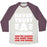 Virgin Teez  Baseball Tee Unisex Tri-Blend Baseball Tee / small / Oatmeal / Maroon NEVER TRUST A JOGGER UNISEX TRI-BLEND BASEBALL TEE