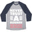Virgin Teez  Baseball Tee Unisex Tri-Blend Baseball Tee / small / Athletic Gray / Navy NEVER TRUST A RUNNER UNISEX TRI-BLEND BASEBALL TEE