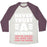 Virgin Teez  Baseball Tee Unisex Tri-Blend Baseball Tee / small / Oatmeal / Maroon NEVER TRUST A RUNNER UNISEX TRI-BLEND BASEBALL TEE