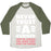 Virgin Teez  Baseball Tee Unisex Tri-Blend Baseball Tee / small / Oatmeal / Moss NEVER TRUST A RUNNER UNISEX TRI-BLEND BASEBALL TEE