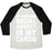 Virgin Teez  Baseball Tee Unisex Tri-Blend Baseball Tee / small / Oatmeal / Black NEVERENDING SOCIAL ANXIETY IS MY CARDIO WHITE PRINT UNISEX TRI-BLEND BASEBALL TEE