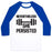 Virgin Teez  Baseball Tee Unisex Classic Baseball Tee / x-small / White/Blue NEVERTHELESS SHE PERSISTED (FITNESS) UNISEX CLASSIC BASEBALL TEE