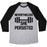 Virgin Teez  Baseball Tee Unisex Tri-Blend Baseball Tee / small / Athletic Gray / Black NEVERTHELESS SHE PERSISTED (FITNESS) UNISEX TRI-BLEND BASEBALL TEE
