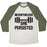 Virgin Teez  Baseball Tee Unisex Tri-Blend Baseball Tee / small / Oatmeal / Moss NEVERTHELESS SHE PERSISTED (FITNESS) UNISEX TRI-BLEND BASEBALL TEE