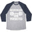 Virgin Teez  Baseball Tee Unisex Tri-Blend Baseball Tee / small / Athletic Gray / Navy NEVERTHELESS SHE PERSISTED (FITNESS) UNISEX TRI-BLEND BASEBALL TEE