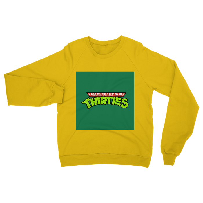 VIRGIN TEEZ Sweat shirt Gold / S New Classic Adult Sweatshirt