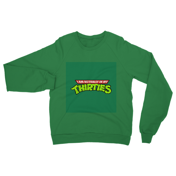 VIRGIN TEEZ Sweat shirt Kelly Green / S New Classic Adult Sweatshirt
