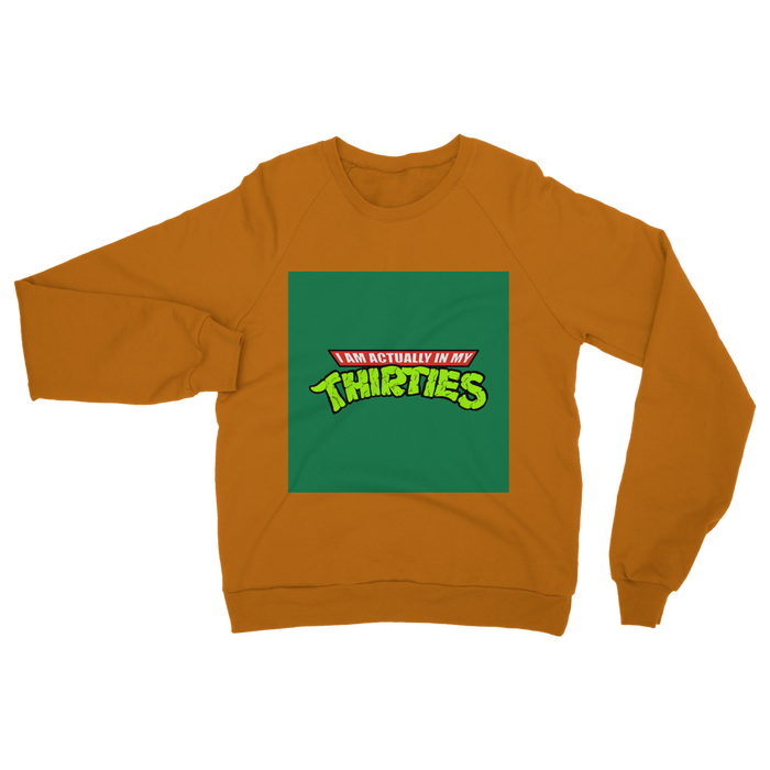 VIRGIN TEEZ Sweat shirt Orange / S New Classic Adult Sweatshirt