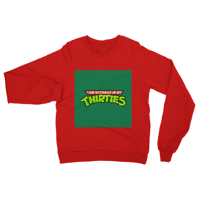 VIRGIN TEEZ Sweat shirt Red / S New Classic Adult Sweatshirt