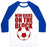 Virgin Teez  Baseball Tee Unisex Classic Baseball Tee / x-small / White/Blue NEW KICKS ON THE BLOCK UNISEX CLASSIC BASEBALL TEE