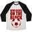 Virgin Teez  Baseball Tee Unisex Tri-Blend Baseball Tee / small / Oatmeal / Black NEW KICKS ON THE BLOCK UNISEX TRI-BLEND BASEBALL TEE