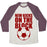 Virgin Teez  Baseball Tee Unisex Tri-Blend Baseball Tee / small / Oatmeal / Maroon NEW KICKS ON THE BLOCK UNISEX TRI-BLEND BASEBALL TEE