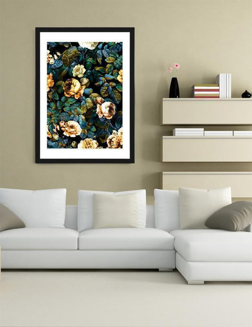 LUVD Framed Art Prints Night Forest Frame
