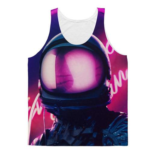VIRGIN TEEZ Tank Top XS Night Just begin Classic Sublimation Adult Tank Top