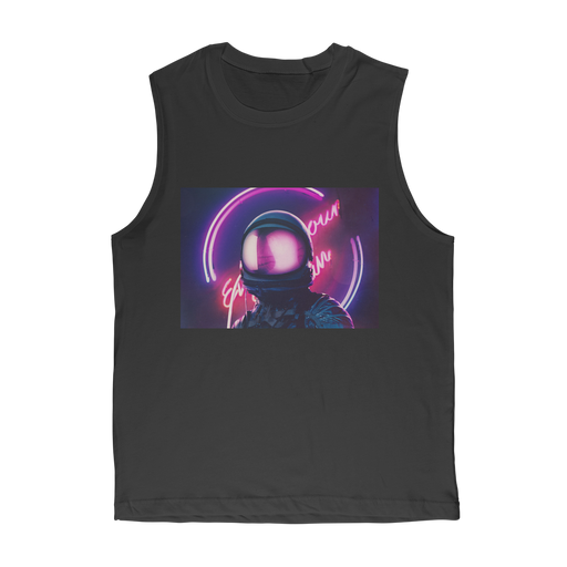 VIRGIN TEEZ Tank Top Black / Unisex / S Night Just begin Premium Adult Muscle Top