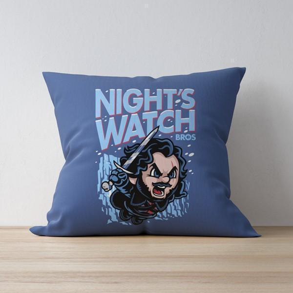 M Nidal Khan Cushion Nights Watch Pillow/Cushion