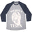 Virgin Teez  Baseball Tee Unisex Tri-Blend Baseball Tee / small / Athletic Gray / Navy NIKSWOLA TESLA UNISEX TRI-BLEND BASEBALL TEE