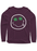 Virgin Teez T-shirt SMALL / Purple Nirvana Smile Full Sleeves T-shirt