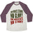 Virgin Teez  Baseball Tee Unisex Tri-Blend Baseball Tee / small / Oatmeal / Maroon NO GRASS STAINS NO GLORY UNISEX TRI-BLEND BASEBALL TEE