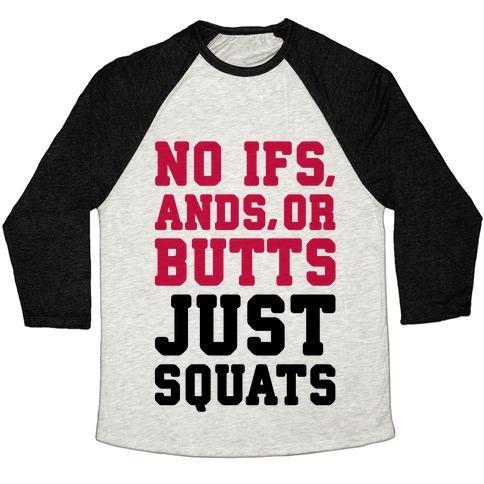 Virgin Teez  Baseball Tee Unisex Tri-Blend Baseball Tee / small / Oatmeal / Black NO IFS, ANDS, OR BUTTS UNISEX TRI-BLEND BASEBALL TEE