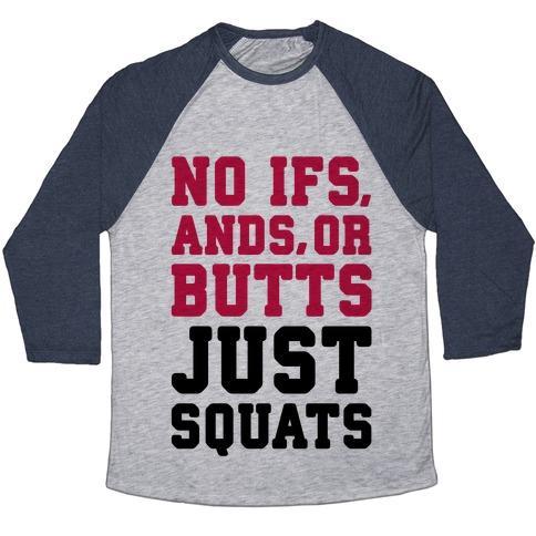 Virgin Teez  Baseball Tee Unisex Tri-Blend Baseball Tee / small / Athletic Gray / Navy NO IFS, ANDS, OR BUTTS UNISEX TRI-BLEND BASEBALL TEE