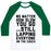 Virgin Teez  Baseball Tee Unisex Classic Baseball Tee / x-small / White/Dark Green NO MATTER HOW SLOW UNISEX CLASSIC BASEBALL TEE