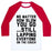 Virgin Teez  Baseball Tee Unisex Classic Baseball Tee / x-small / White/Red NO MATTER HOW SLOW UNISEX CLASSIC BASEBALL TEE