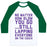 Virgin Teez  Baseball Tee Unisex Classic Baseball Tee / x-small / White/Dark Green NO MATTER HOW SLOW UNISEX CLASSIC BASEBALL TEE