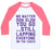 Virgin Teez  Baseball Tee Unisex Classic Baseball Tee / x-small / White/Neon Pink NO MATTER HOW SLOW UNISEX CLASSIC BASEBALL TEE