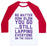 Virgin Teez  Baseball Tee Unisex Classic Baseball Tee / x-small / White/Red NO MATTER HOW SLOW UNISEX CLASSIC BASEBALL TEE