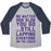 Virgin Teez  Baseball Tee Unisex Tri-Blend Baseball Tee / small / Athletic Gray / Navy NO MATTER HOW SLOW UNISEX TRI-BLEND BASEBALL TEE