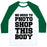 Virgin Teez  Baseball Tee Unisex Classic Baseball Tee / x-small / White/Dark Green NO NEED TO PHOTOSHOP THIS BODY UNISEX CLASSIC BASEBALL TEE