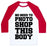 Virgin Teez  Baseball Tee Unisex Classic Baseball Tee / x-small / White/Red NO NEED TO PHOTOSHOP THIS BODY UNISEX CLASSIC BASEBALL TEE