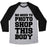 Virgin Teez  Baseball Tee Unisex Tri-Blend Baseball Tee / small / Athletic Gray / Black NO NEED TO PHOTOSHOP THIS BODY UNISEX TRI-BLEND BASEBALL TEE