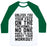 Virgin Teez  Baseball Tee Unisex Classic Baseball Tee / x-small / White/Dark Green NO ON WANTS TO HEAR ABOUT YOUR WORK OUT UNISEX CLASSIC BASEBALL TEE
