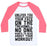 Virgin Teez  Baseball Tee Unisex Classic Baseball Tee / x-small / White/Neon Pink NO ON WANTS TO HEAR ABOUT YOUR WORK OUT UNISEX CLASSIC BASEBALL TEE