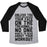 Virgin Teez  Baseball Tee Unisex Tri-Blend Baseball Tee / small / Athletic Gray / Black NO ON WANTS TO HEAR ABOUT YOUR WORK OUT UNISEX TRI-BLEND BASEBALL TEE