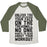 Virgin Teez  Baseball Tee Unisex Tri-Blend Baseball Tee / small / Oatmeal / Moss NO ON WANTS TO HEAR ABOUT YOUR WORK OUT UNISEX TRI-BLEND BASEBALL TEE