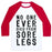 Virgin Teez  Baseball Tee Unisex Classic Baseball Tee / x-small / White/Red NO ONE EVER DIED FROM SORE LEGS UNISEX CLASSIC BASEBALL TEE