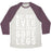 Virgin Teez  Baseball Tee Unisex Tri-Blend Baseball Tee / small / Oatmeal / Maroon NO ONE EVER DIED FROM SORE LEGS UNISEX TRI-BLEND BASEBALL TEE